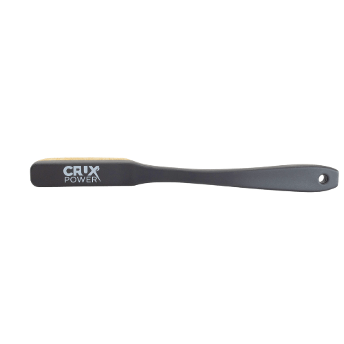 black plastic brushes with boar hair bristles used for rock climbing