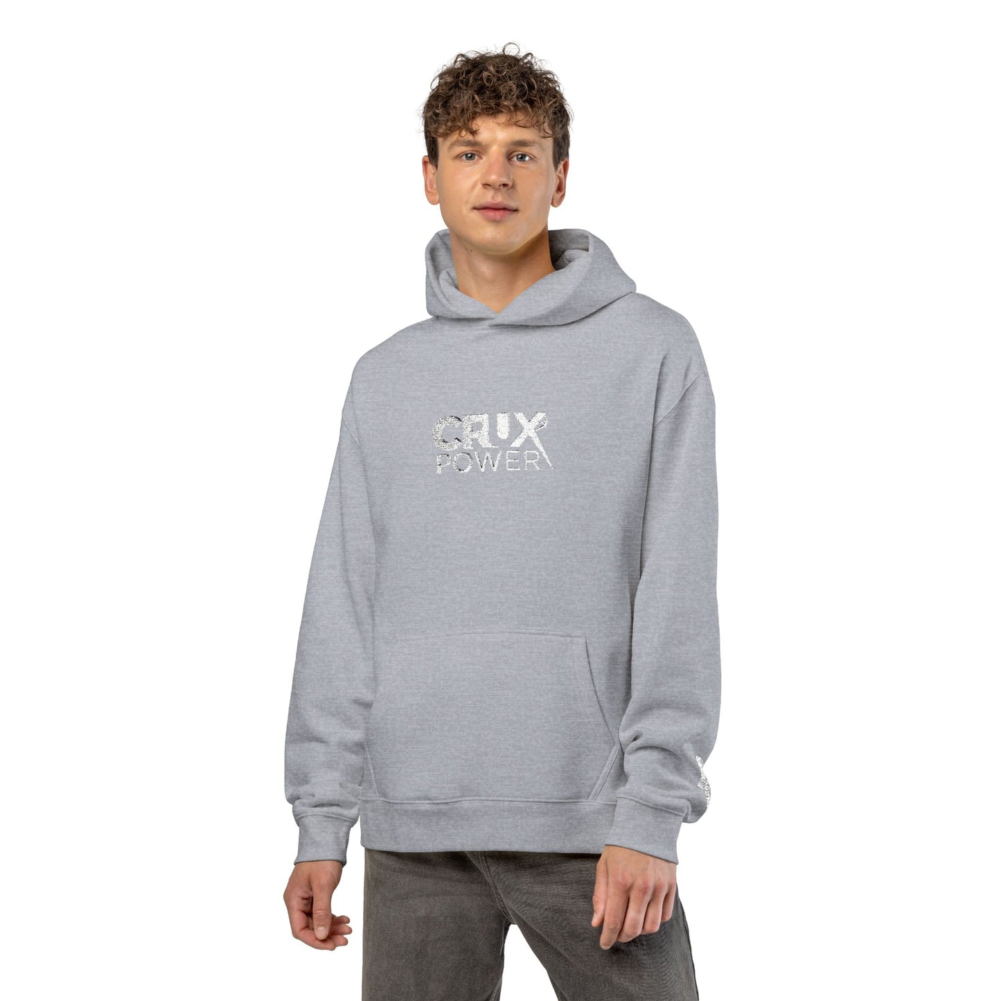 Stitched Crux Power Logo Climbing Hoodie