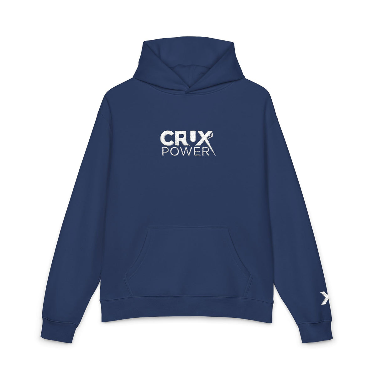 Stitched Crux Power Logo Climbing Hoodie