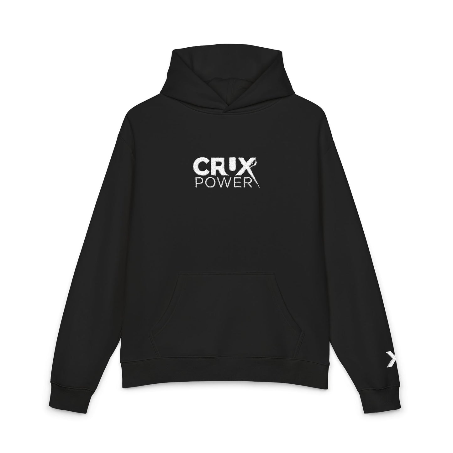 Stitched Crux Power Logo Climbing Hoodie