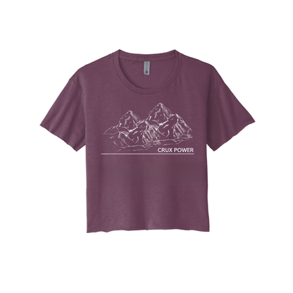 Adventure Ready Cropped Mountain Festival Tee