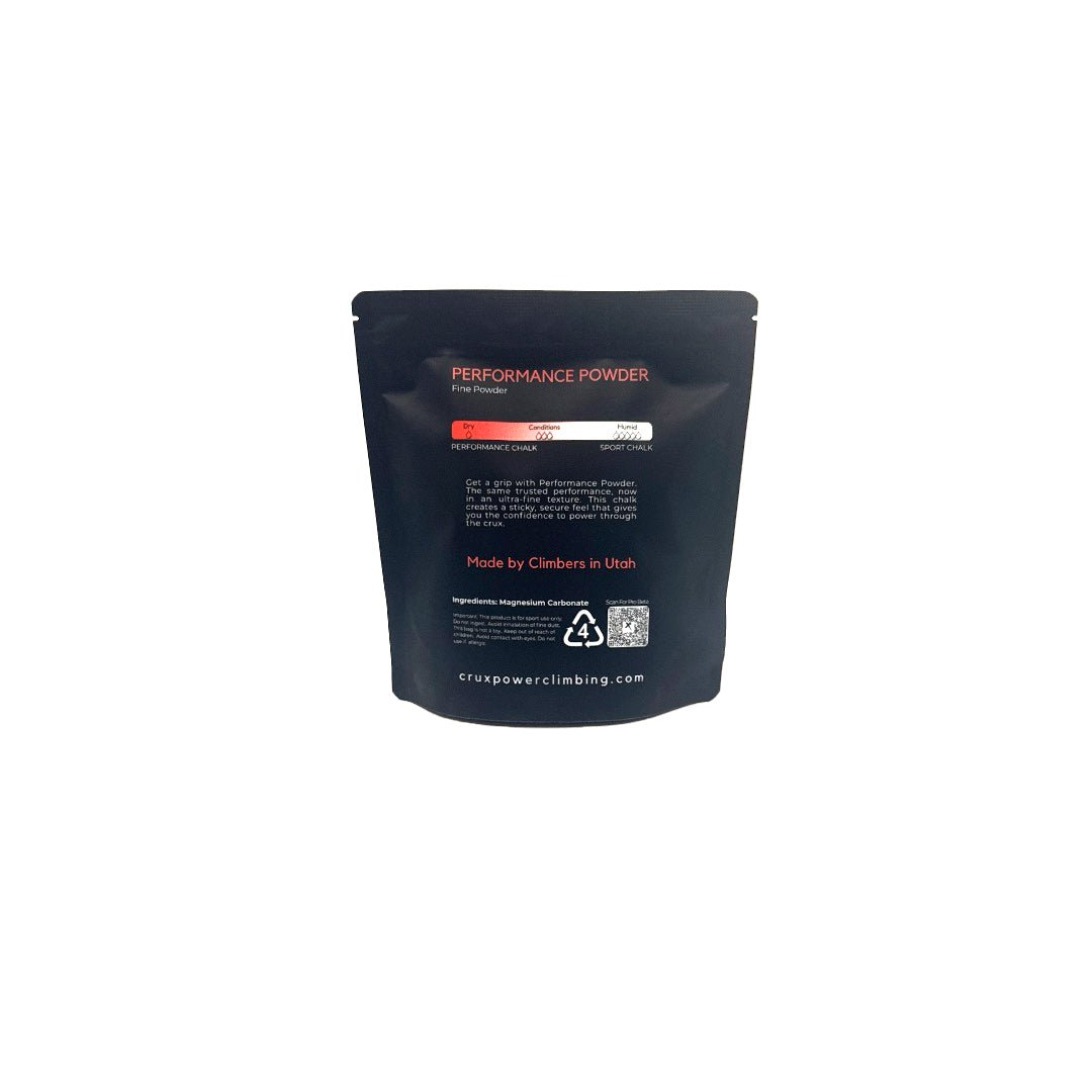 Crux Power Performance Chalk - Ultra Fine Powder – Crux Power Climbing