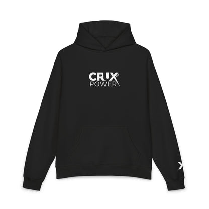 Stitched Crux Power Logo Climbing Hoodie - Crux Power Climbing