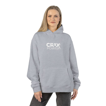 Stitched Crux Power Logo Climbing Hoodie - Crux Power Climbing