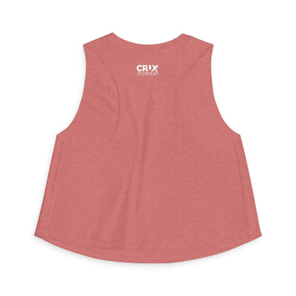 The Icon - Racerback Crop Climbing Tank - Crux Power Climbing