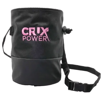 Crux Power Chalk Bag - Crux Power Climbing Pink