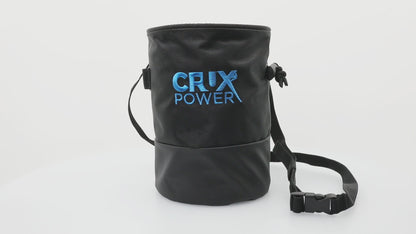 Crux Power Logo Chalk Bag  Essential Gear for Rock Climbers