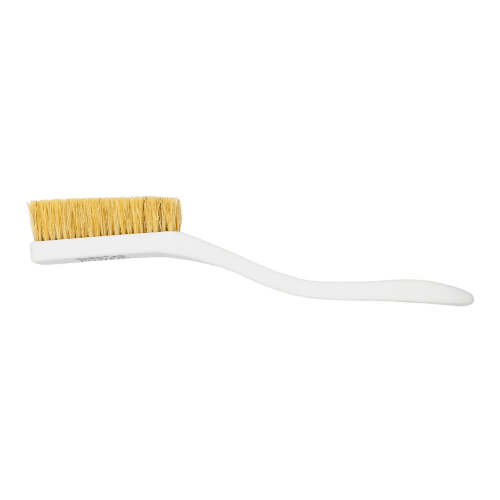 white plastic brushes with boar hair bristles used for rock climbing